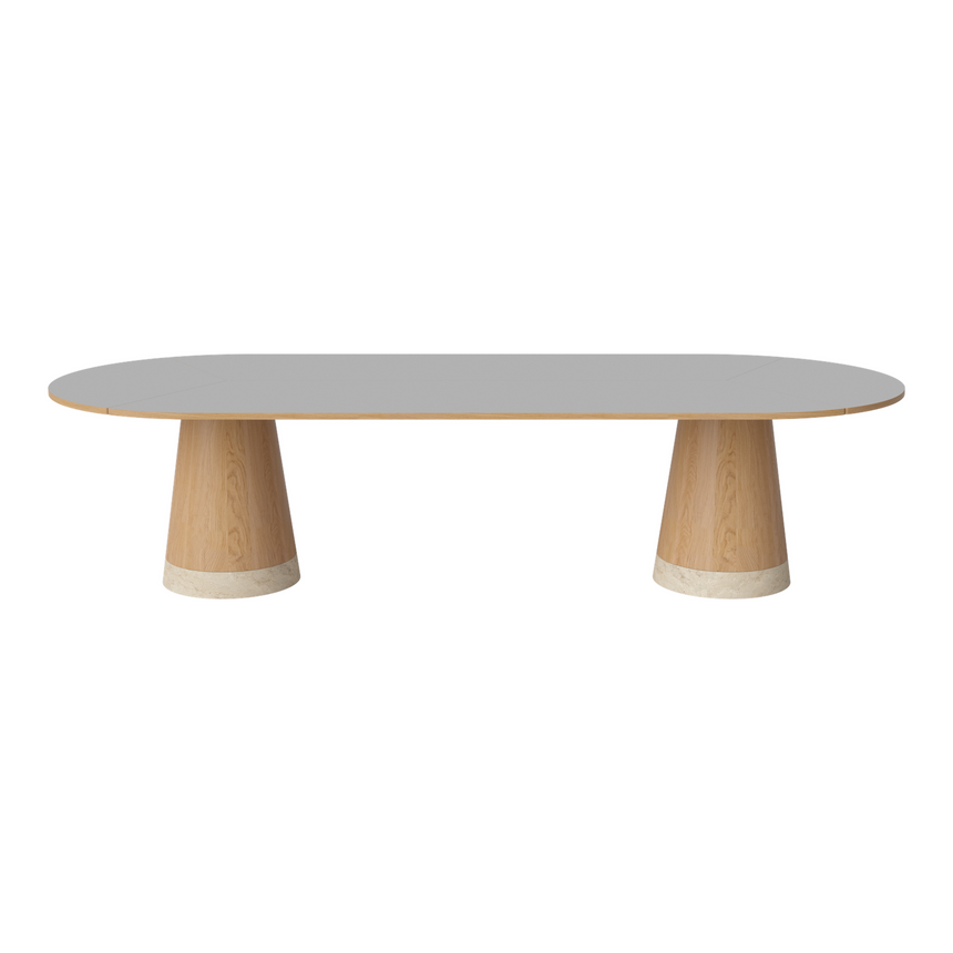 Piro Grand Esstisch aus Eiche / Furnier 305x125 cm - ZEN ZONE Furniture