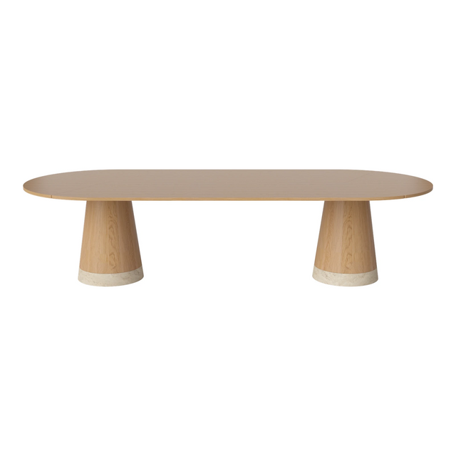 Piro Grand Esstisch aus Eiche / Furnier 305x125 cm - ZEN ZONE Furniture