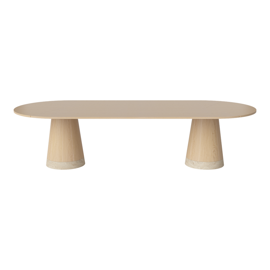 Piro Grand Esstisch aus Eiche / Furnier 305x125 cm - ZEN ZONE Furniture