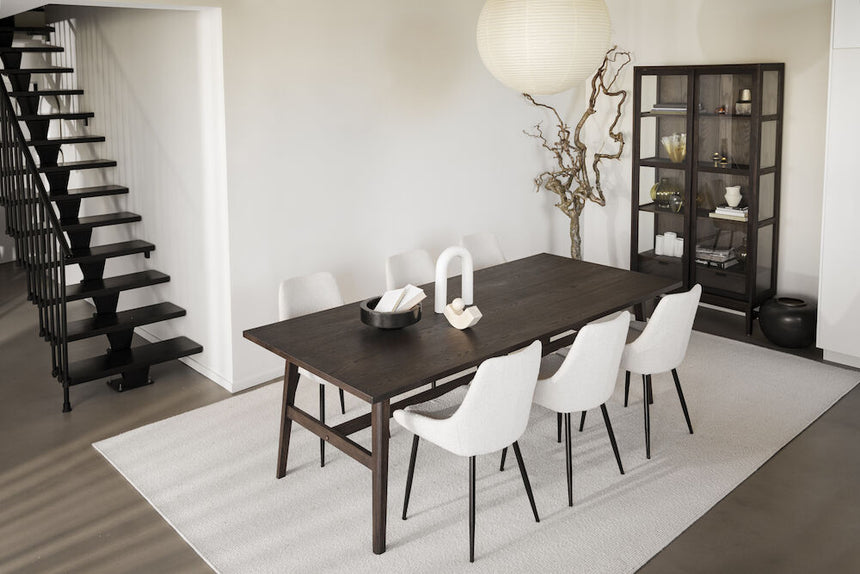 PLAINFIELD Esstisch Braun 220x100x75cm - ZEN ZONE