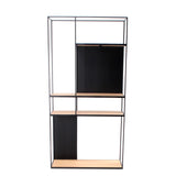 Regal RUBIC links, in Natur, 90×35×180 cm