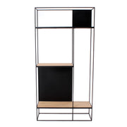 Regal RUBIC rechts, in Natur, 90×35×180 cm - ZEN ZONE Furniture