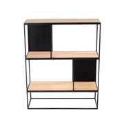 Regal RUBIC in Natur, 76×30×92 cm - ZEN ZONE Furniture