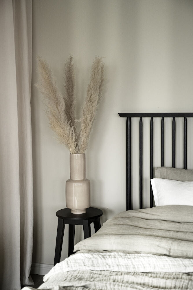 AUSTIN Hocker Schwarz 35x35x65cm - ZEN ZONE Furniture