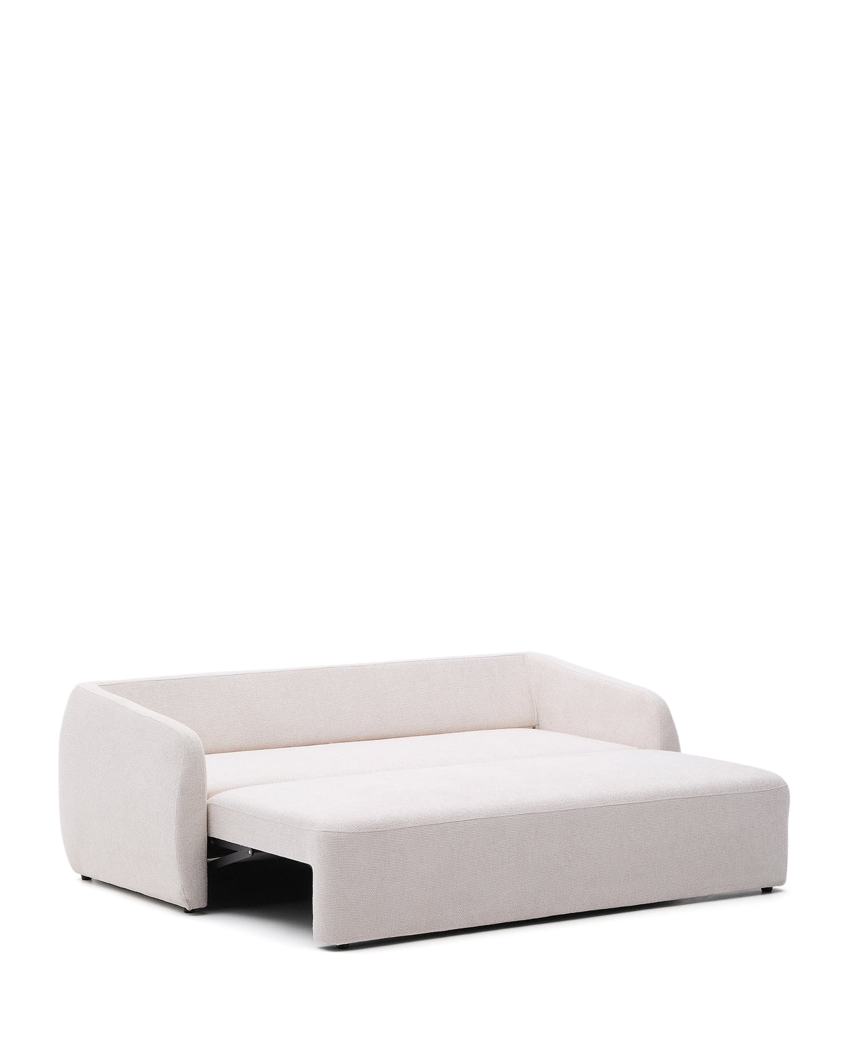 Schlafsofa Laira 3-Sitzer in Chenille ecru 225 cm FSC Mix Credit - ZEN ZONE Furniture