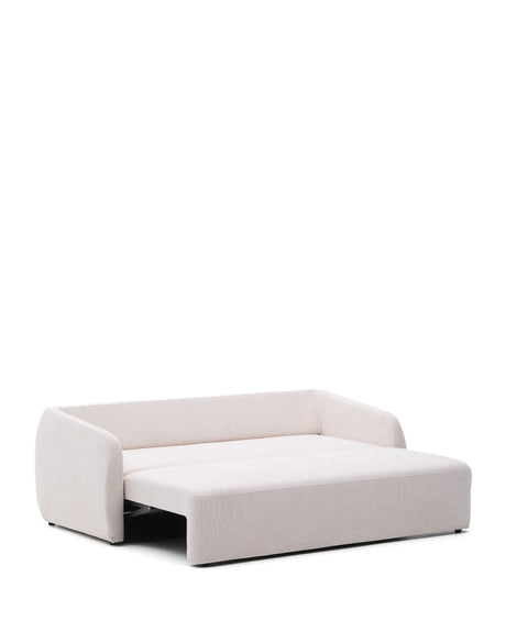 Schlafsofa Laira 3-Sitzer in Chenille ecru 225 cm FSC Mix Credit - ZEN ZONE Furniture