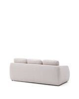 Schlafsofa Laira 3-Sitzer in Chenille ecru 225 cm FSC Mix Credit - ZEN ZONE Furniture
