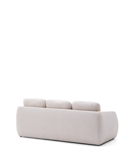 Schlafsofa Laira 3-Sitzer in Chenille ecru 225 cm FSC Mix Credit - ZEN ZONE Furniture