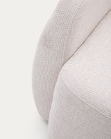 Schlafsofa Laira 3-Sitzer in Chenille ecru 225 cm FSC Mix Credit - ZEN ZONE Furniture