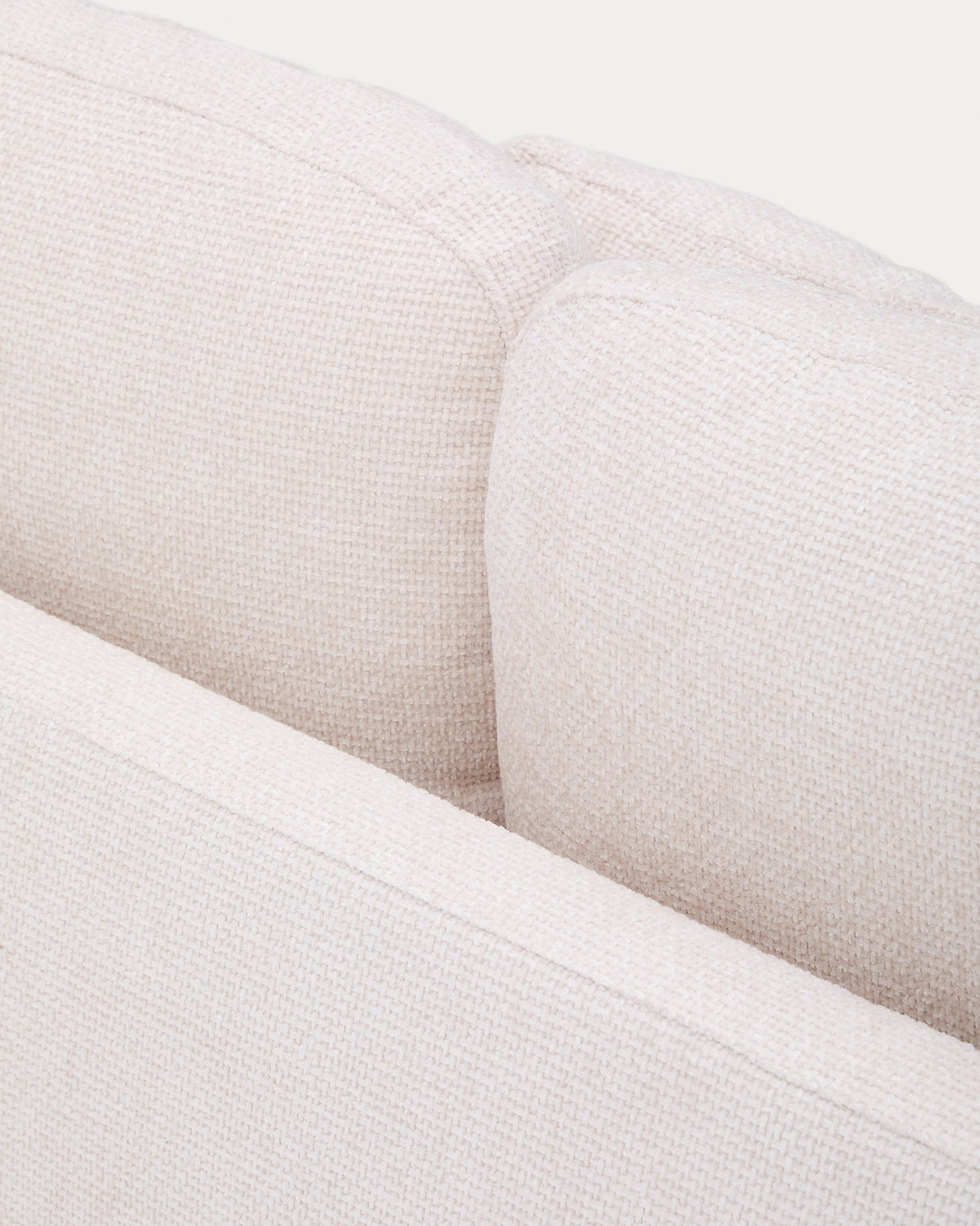 Schlafsofa Laira 3-Sitzer in Chenille ecru 225 cm FSC Mix Credit - ZEN ZONE Furniture