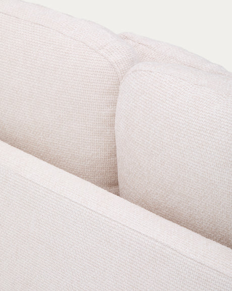 Schlafsofa Laira 3-Sitzer in Chenille ecru 225 cm FSC Mix Credit - ZEN ZONE Furniture