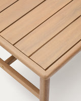 Set Alabe bestehend aus 2-Sitzer-Sofa, 2 Sesseln und Couchtisch aus Akazienholz 100% FSC