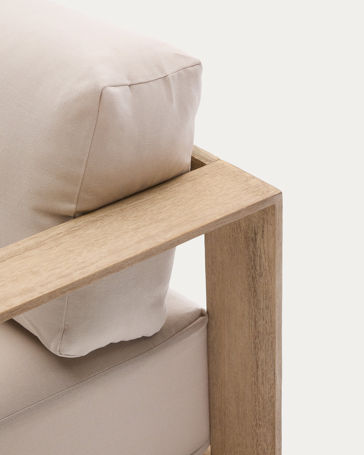 2-Sitzer-Sofa Ambra aus massivem Akazienholz mit hellem Finish 174 cm - ZEN ZONE Furniture
