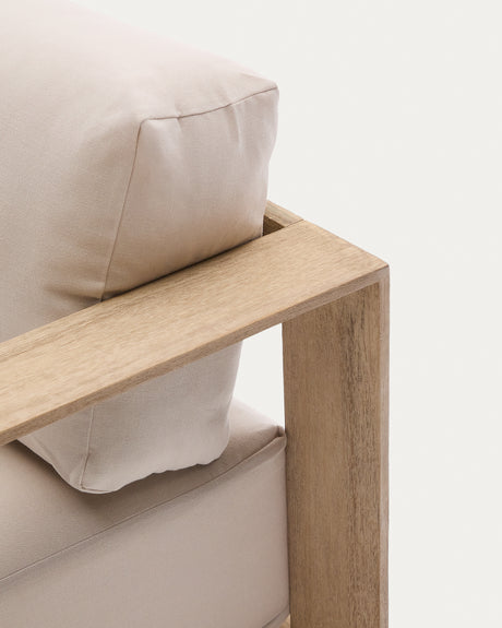 2-Sitzer-Sofa Ambra aus massivem Akazienholz mit hellem Finish 174 cm - ZEN ZONE Furniture