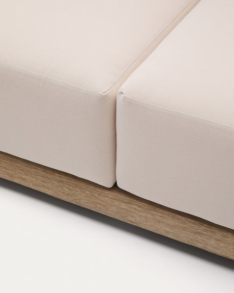2-Sitzer-Sofa Ambra aus massivem Akazienholz mit hellem Finish 174 cm - ZEN ZONE Furniture