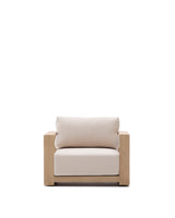 Sessel Ambra aus massivem Akazienholz mit hellem Finish