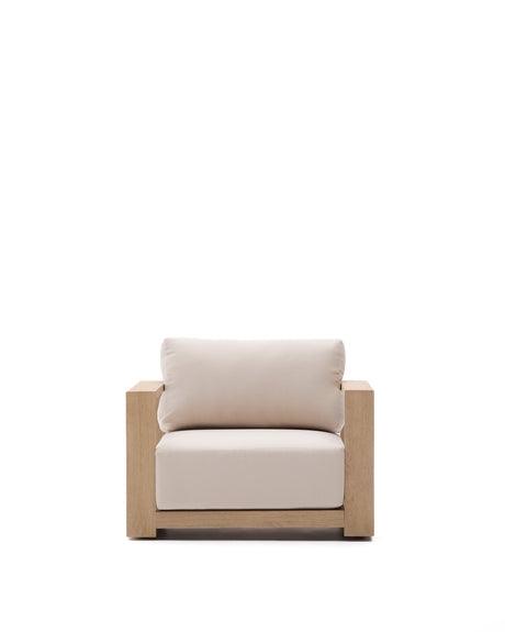 Sessel Ambra aus massivem Akazienholz mit hellem Finish - ZEN ZONE Furniture