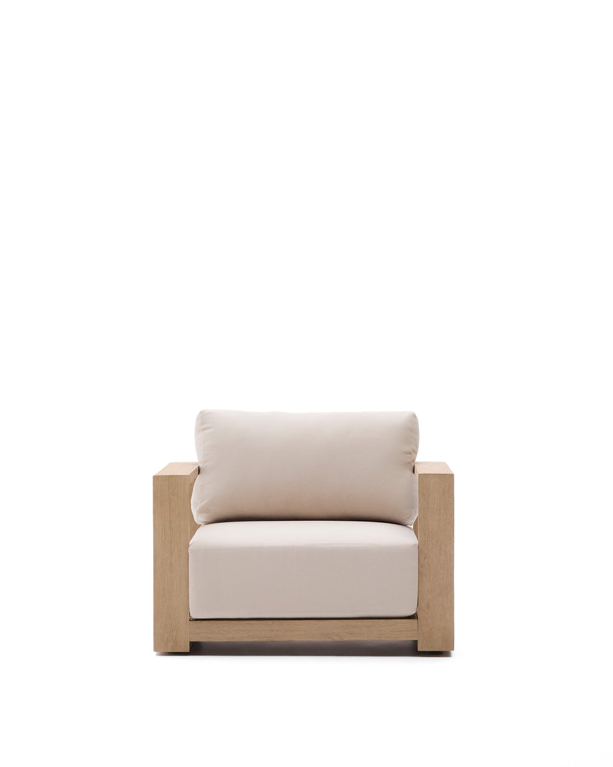 Sessel Ambra aus massivem Akazienholz mit hellem Finish - ZEN ZONE Furniture