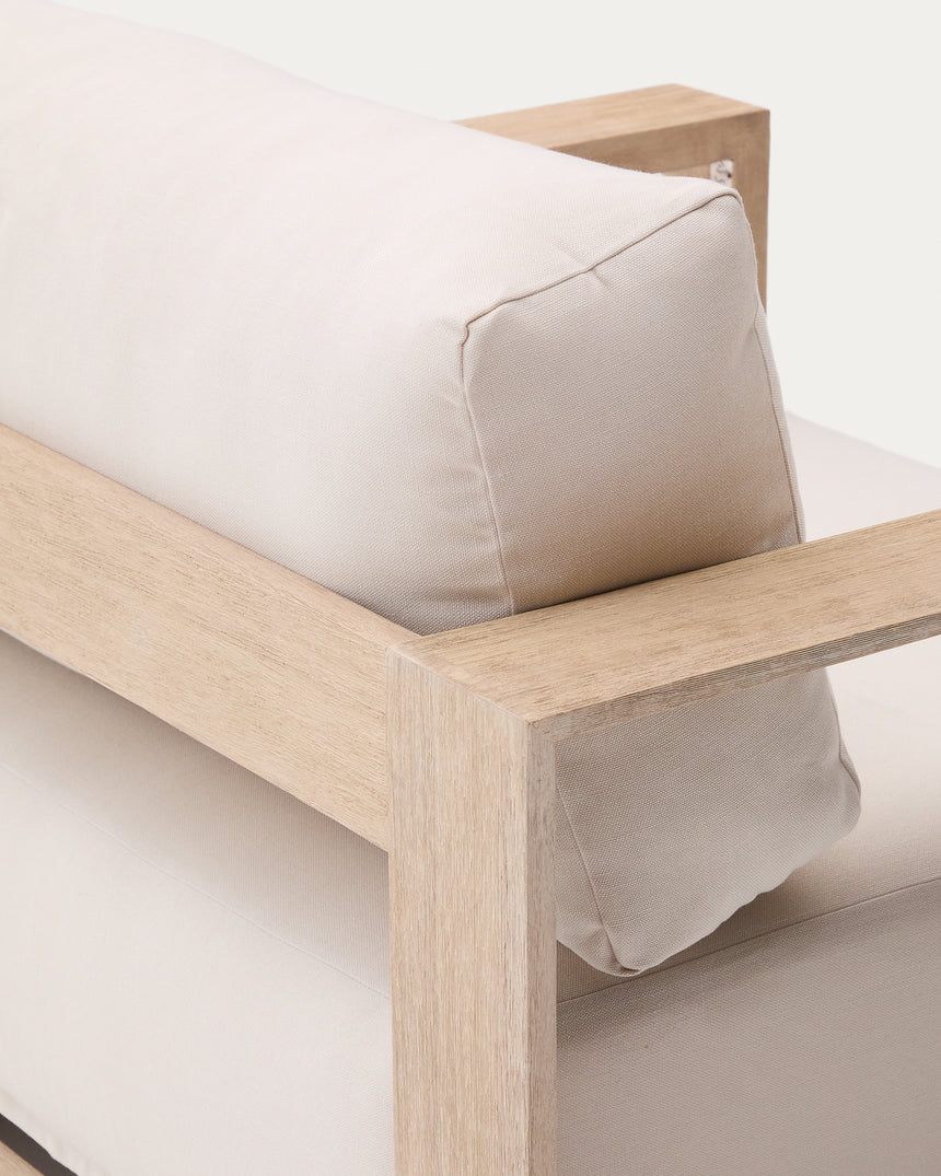 Sessel Ambra aus massivem Akazienholz mit hellem Finish - ZEN ZONE Furniture