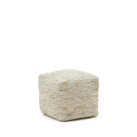 Selise Pouf aus Naturjute 45 x 45 cm - ZEN ZONE Furniture