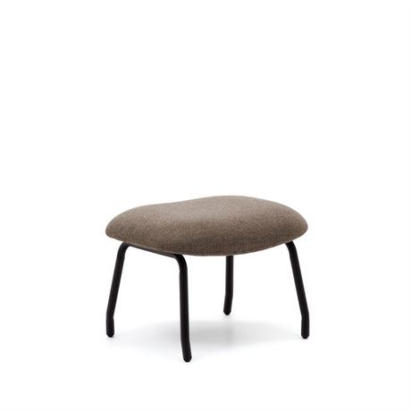Belina Fußstütze in hellbraun und Stahl mit schwarzem Finish FSC 100% - ZEN ZONE Furniture