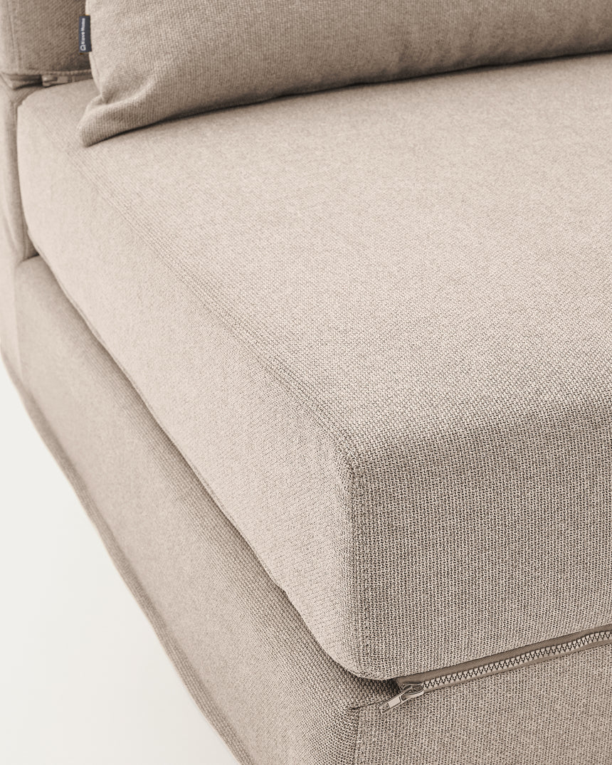 Pouf Schlafsofa Arty beige 70 x 89 (200) cm - ZEN ZONE Furniture