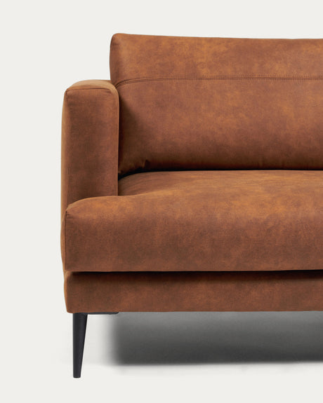 Tanya 2-Sitzer Sofa gepolstert in hellbraun 183 cm FSC Mix Credit - ZEN ZONE Furniture