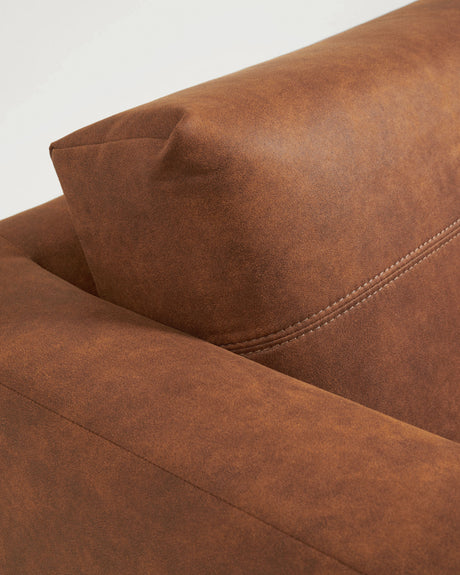 Tanya 2-Sitzer Sofa gepolstert in hellbraun 183 cm FSC Mix Credit - ZEN ZONE Furniture