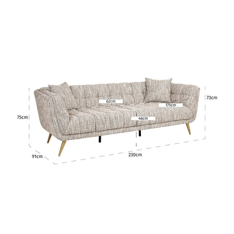 Sofa Huxley trendy nature (Be Trendy 01 Nature) - ZEN ZONE Furniture
