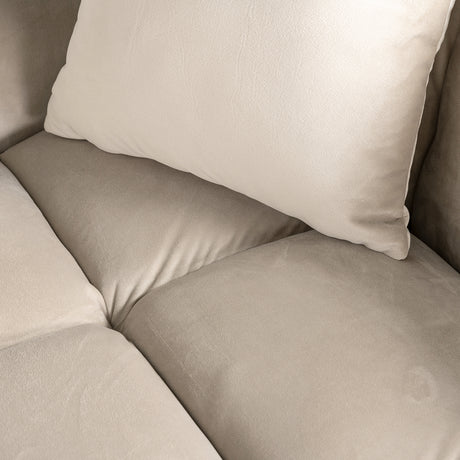 Couch Cube 3 Sitzer + Lounge Links (Quartz Khaki 903) - ZEN ZONE