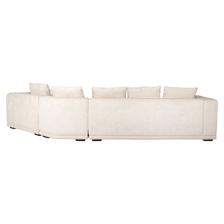 Sofa Lusso 4-Sitzer beige Chenille (Niagara 902 beige) - ZEN ZONE