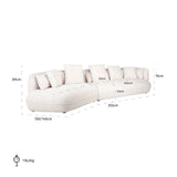 Sofa Rodina lovely cream (Be Lovely 11 Cream) - ZEN ZONE