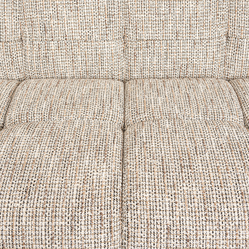 Sofa Hazel 3-Sitzer + Lounge links trendy nature (Be Trendy 01 Nature) - ZEN ZONE Furniture