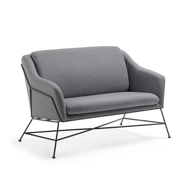 Brida 2-Sitzer-Sofa dunkelgrau 128 cm - ZEN ZONE Furniture