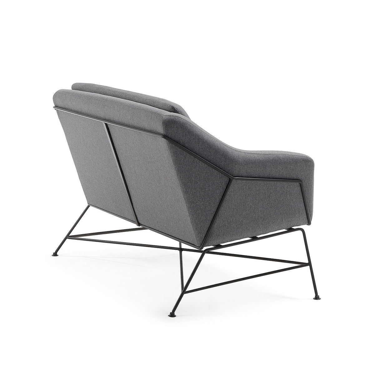 Brida 2-Sitzer-Sofa dunkelgrau 128 cm - ZEN ZONE Furniture