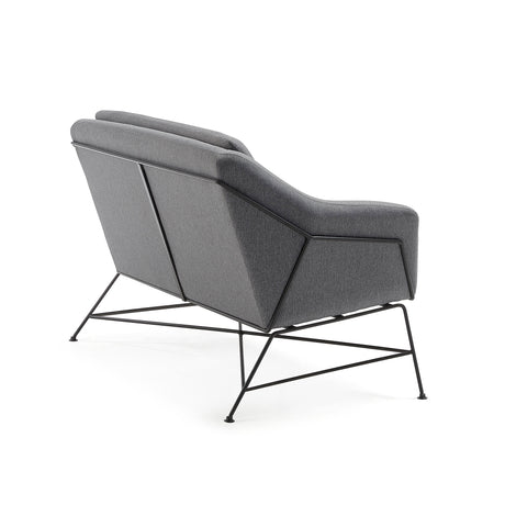 Brida 2-Sitzer-Sofa dunkelgrau 128 cm - ZEN ZONE Furniture