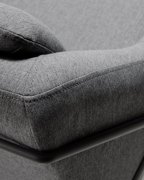 Brida 2-Sitzer-Sofa dunkelgrau 128 cm - ZEN ZONE Furniture