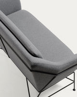 Brida 2-Sitzer-Sofa dunkelgrau 128 cm - ZEN ZONE Furniture