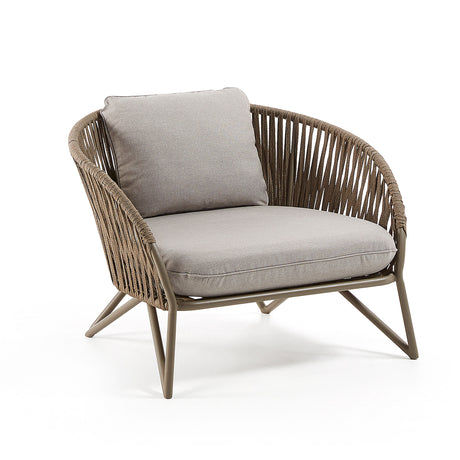 Branzie Sessel aus braunem Seil - ZEN ZONE Furniture