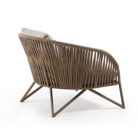 Branzie Sessel aus braunem Seil - ZEN ZONE Furniture