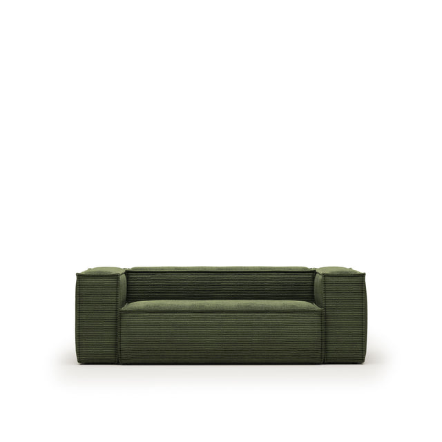 Blok 2-Sitzer-Sofa breiter Cord grün 210 cm - ZEN ZONE