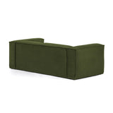 Blok 2-Sitzer-Sofa breiter Cord grün 210 cm - ZEN ZONE