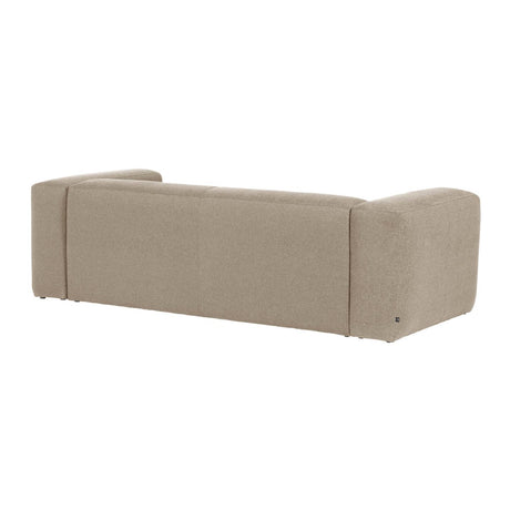 Blok 2-Sitzer Sofa mit Chaiselongue rechts beige 240 cm - ZEN ZONE
