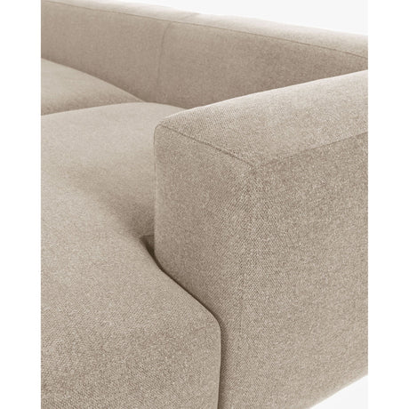 Blok 2-Sitzer Sofa mit Chaiselongue rechts beige 240 cm - ZEN ZONE