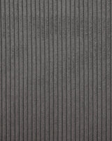Blok 2-Sitzer-Sofa mit Chaiselongue rechts breiter Cord grau 240 cm - ZEN ZONE Furniture