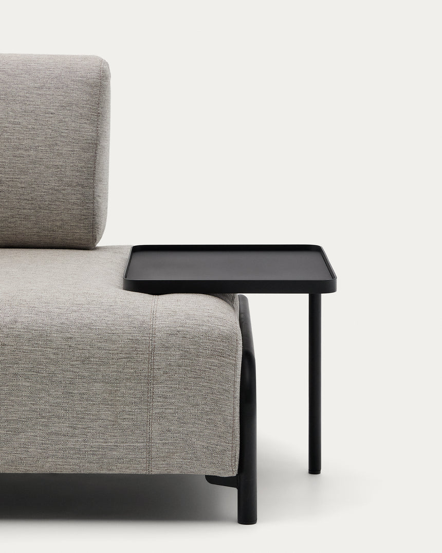 Compo 3-Sitzer Sofa beige mit großem Tablett 252 cm - ZEN ZONE Furniture