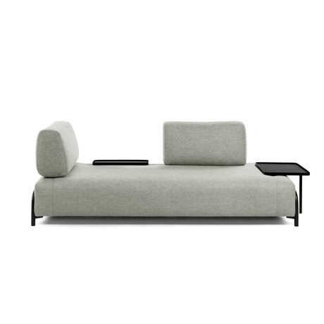 Compo 3-Sitzer Sofa beige mit kleinem Tablett 232 cm - ZEN ZONE Furniture