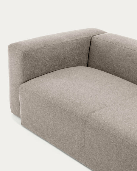 Blok 4-Sitzer-Ecksofa beige 320 x 230 cm / 230 x 320 cm - ZEN ZONE Furniture