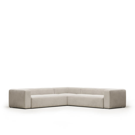 Blok 6-Sitzer Ecksofa in beige 320 x 320 cm - ZEN ZONE Furniture