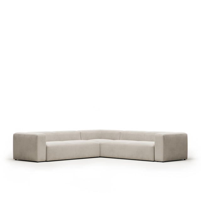 Blok 6-Sitzer Ecksofa in beige 320 x 320 cm - ZEN ZONE Furniture